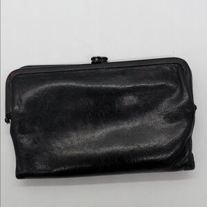 HOBO Black Leather Clutch